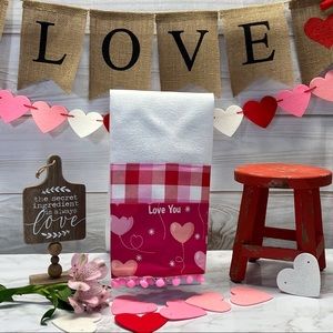 Valentine’s Day Handmade Kitchen Towel